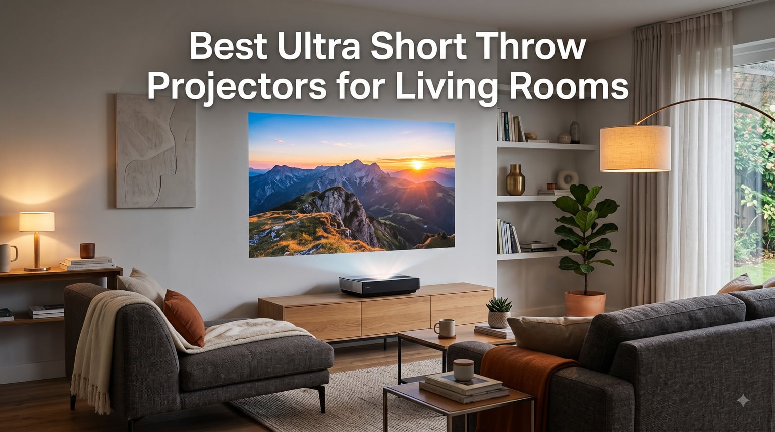 Best Ultra Short Throw Projectors for Living Rooms
