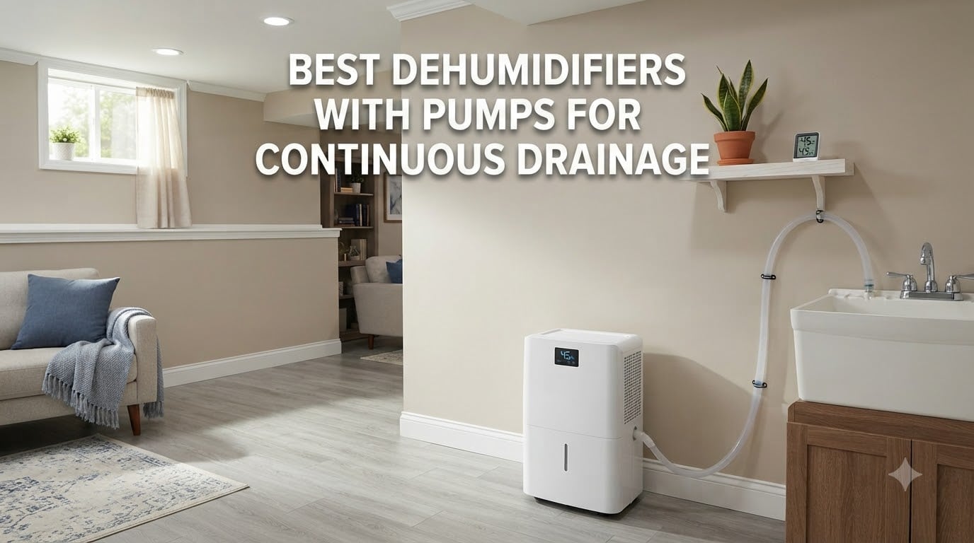 Best Dehumidifiers with Pumps for Continuous Drainage