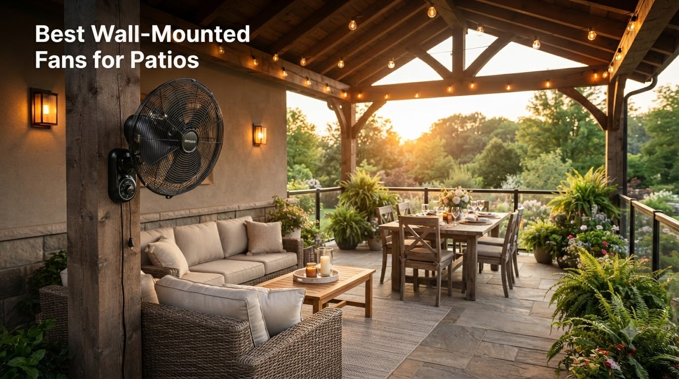 Best Wall-Mounted Fans for Patios