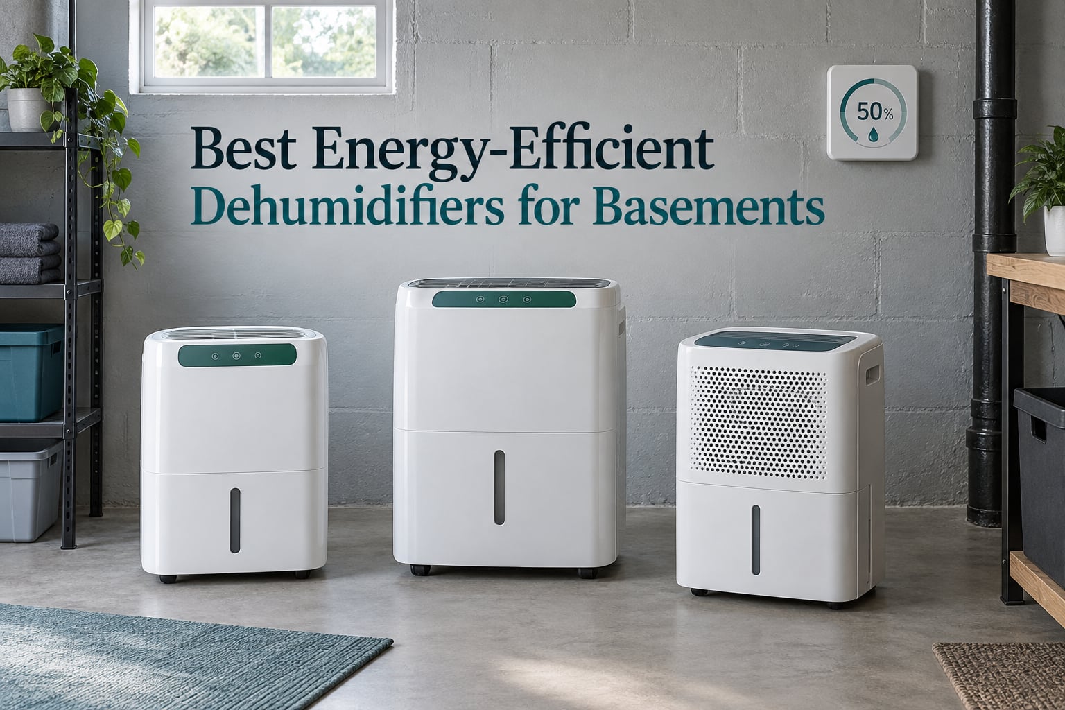Best Energy-Efficient Dehumidifiers for Basements