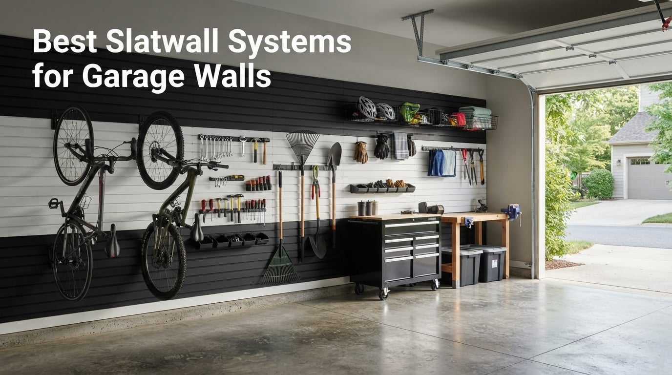 Best Slatwall Systems for Garage Walls