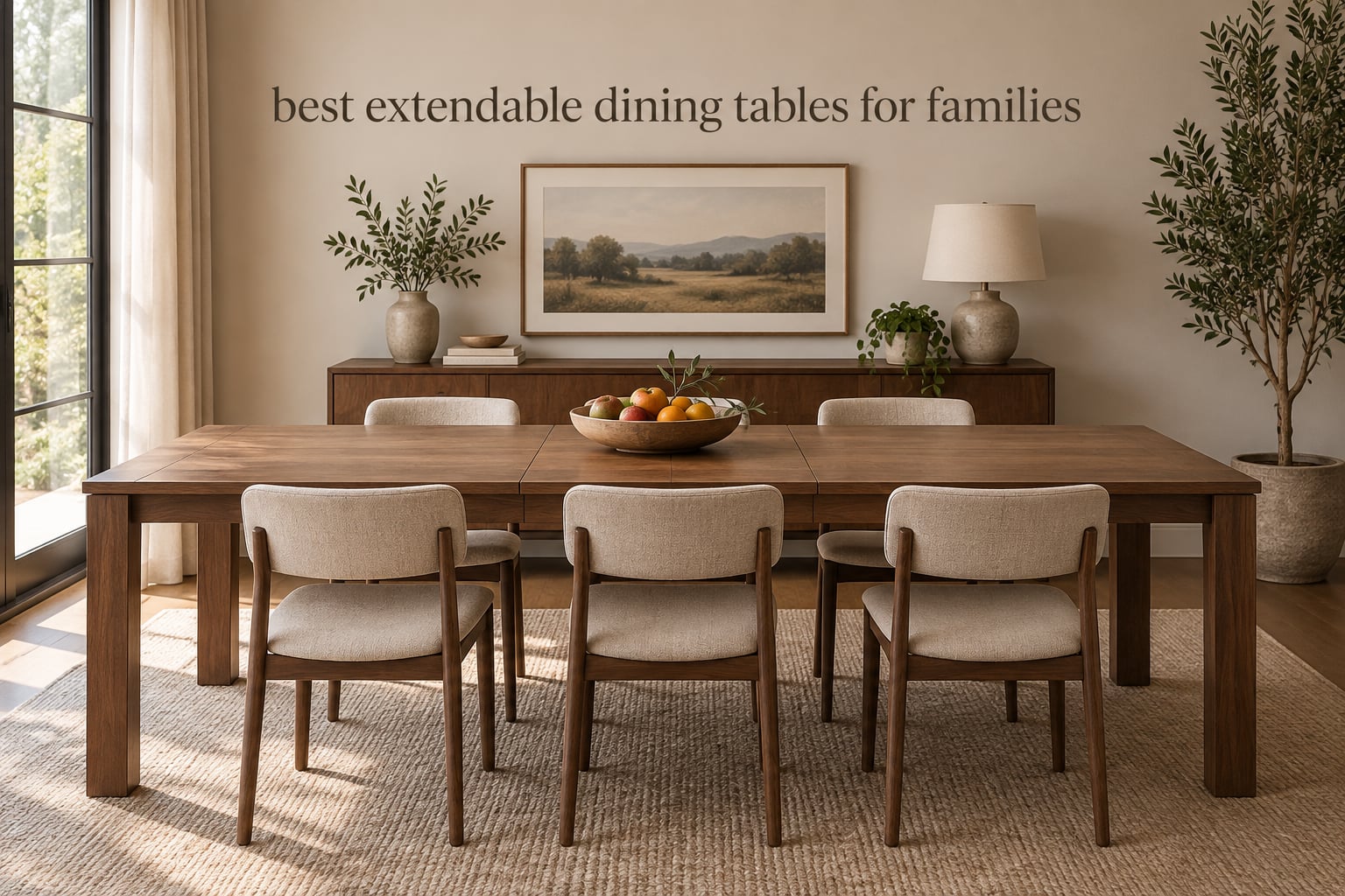 best extendable dining tables for families