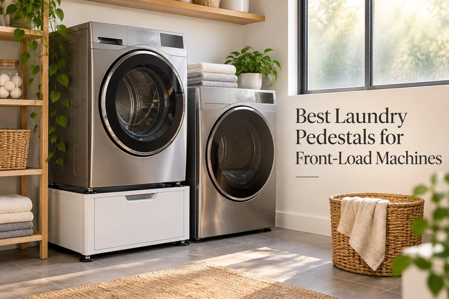 Best Laundry Pedestals for Front-Load Machines