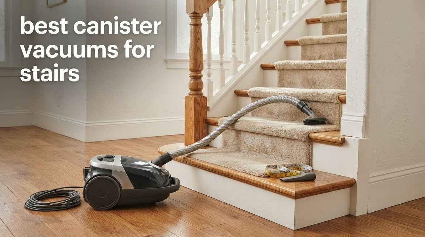 best canister vacuums for stairs