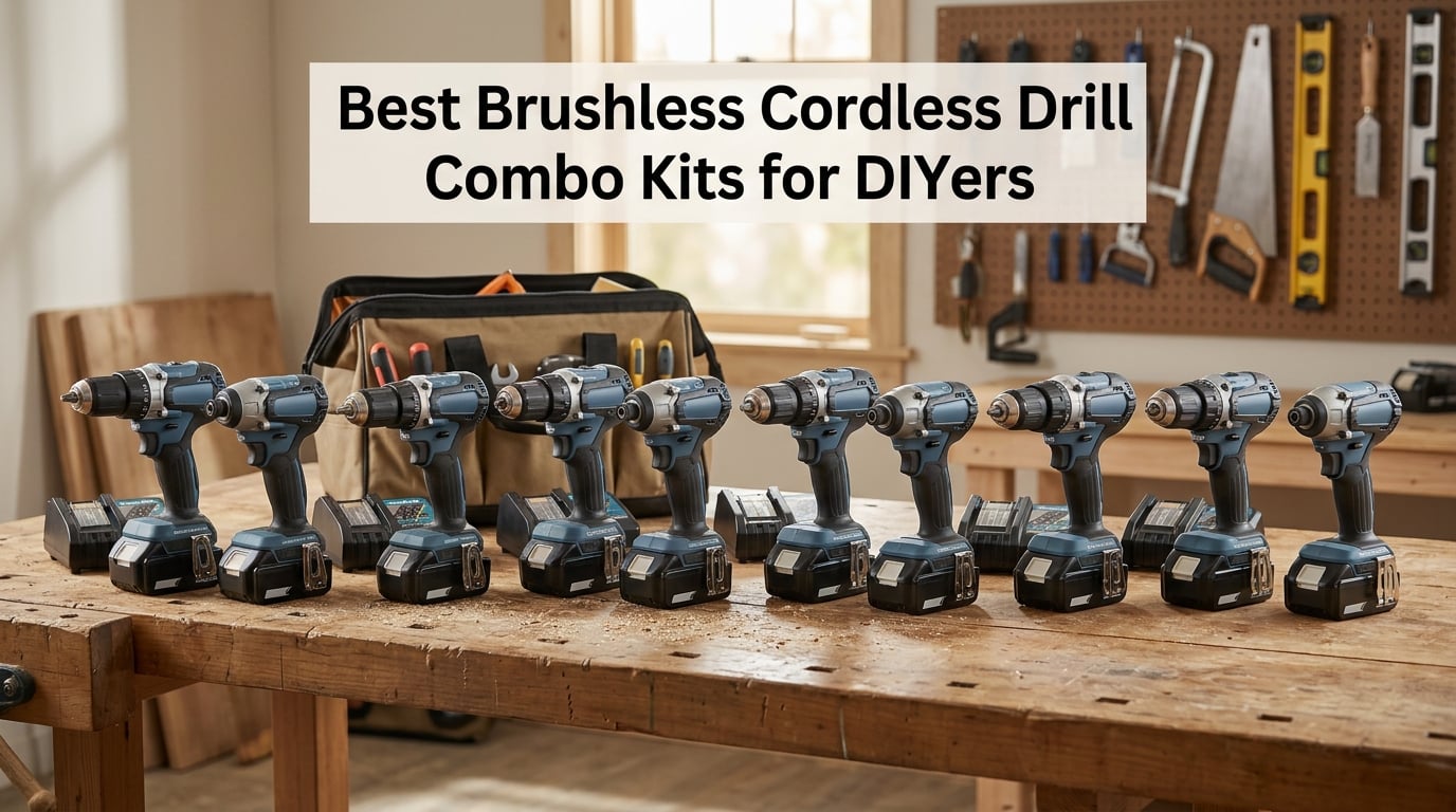Best Brushless Cordless Drill Combo Kits for DIYers
