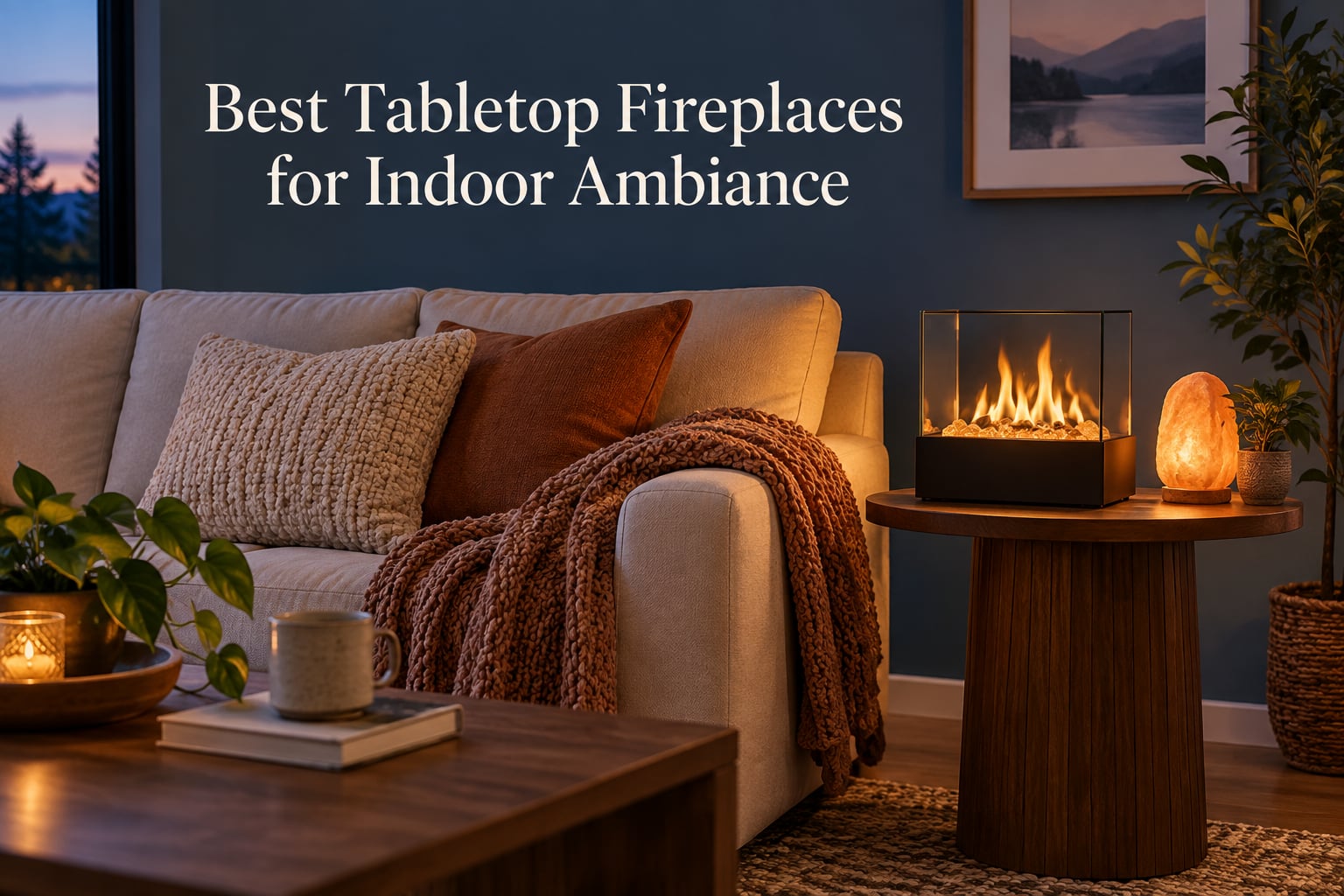 Best Tabletop Fireplaces for Indoor Ambiance