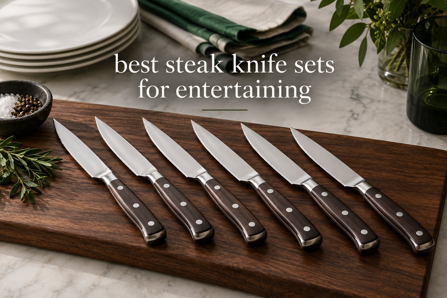 best steak knife sets for entertaining
