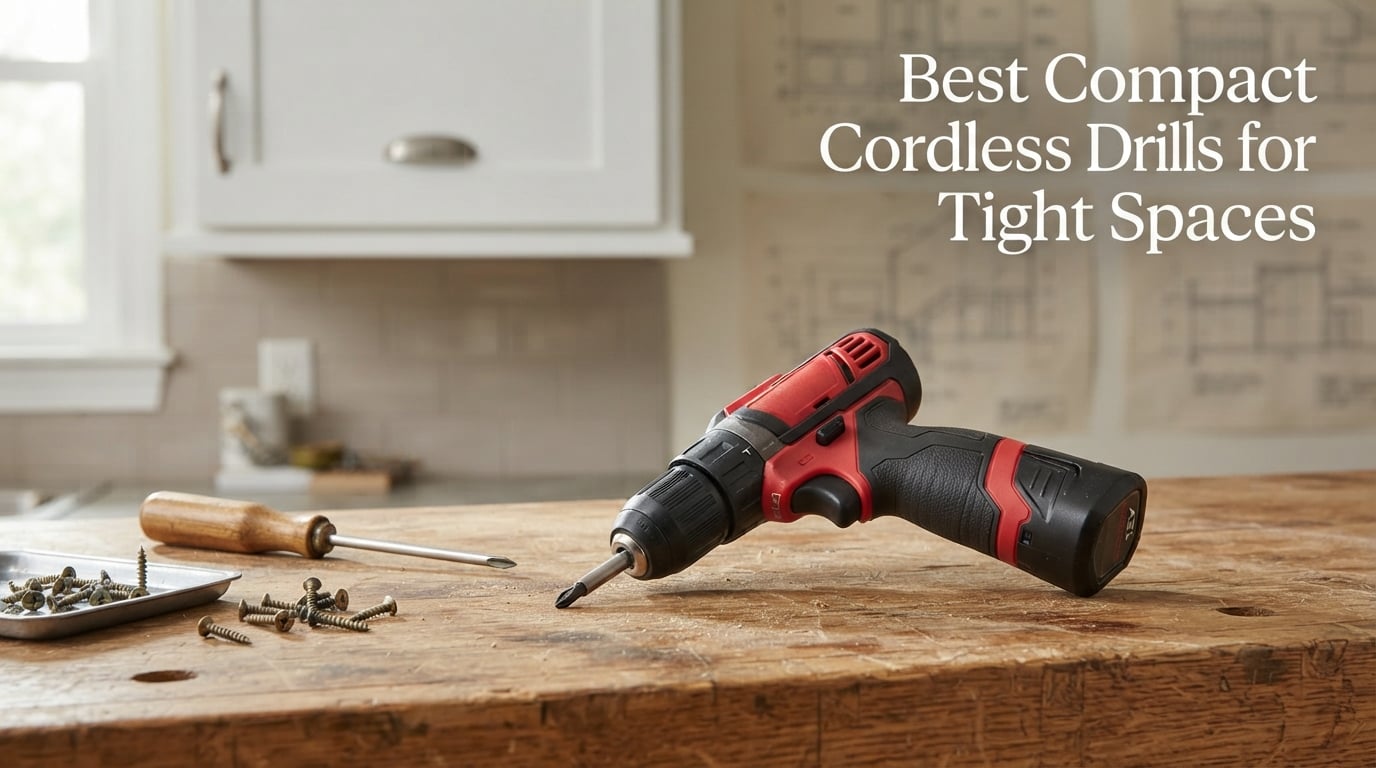Best Compact Cordless Drills for Tight Spaces