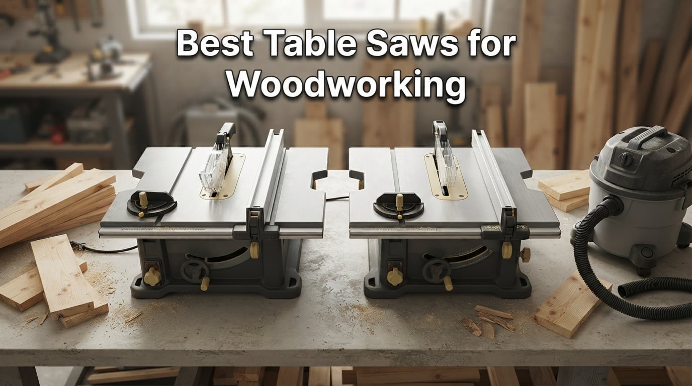 Best 10-Inch Table Saws for Woodworking