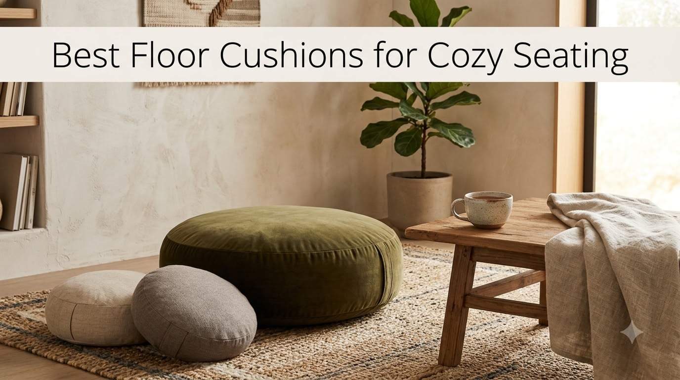 Best Floor Cushions for Cozy Seating