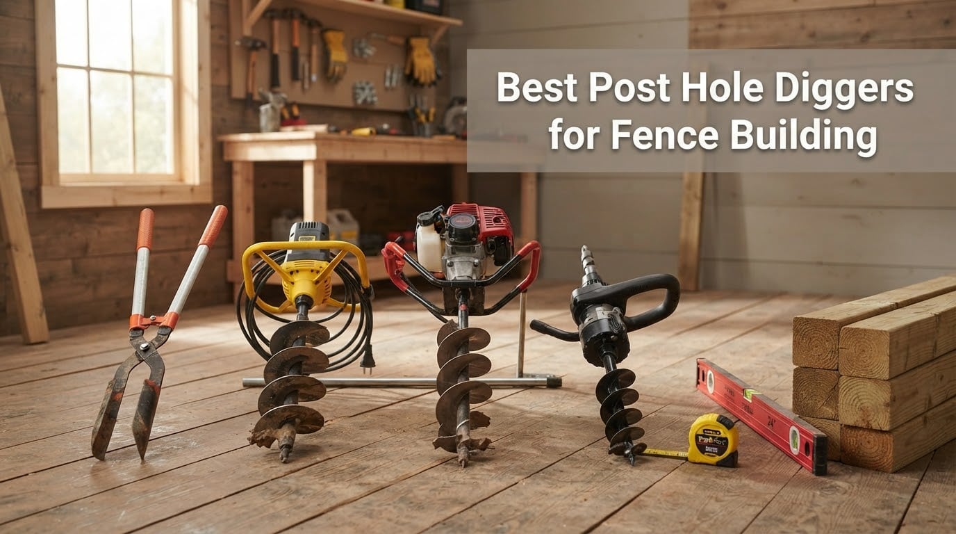 Best Post Hole Diggers for Fence Building