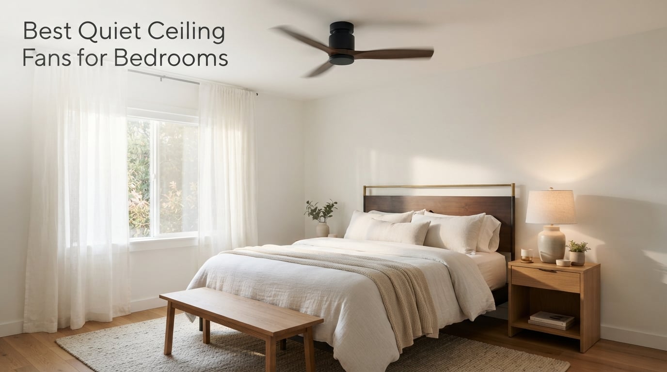 Best Quiet Ceiling Fans for Bedrooms