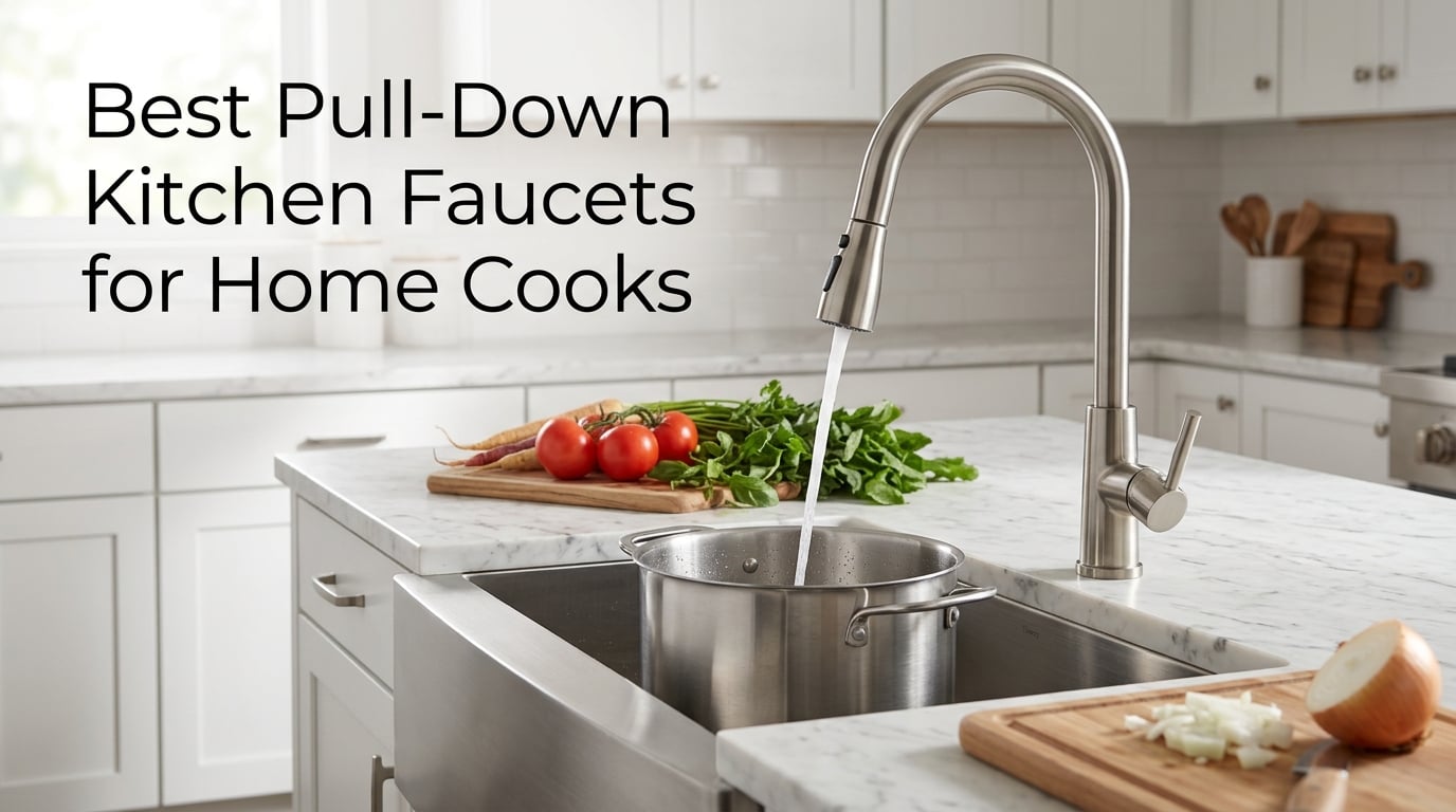 Best Pull-Down Kitchen Faucets for Home Cooks