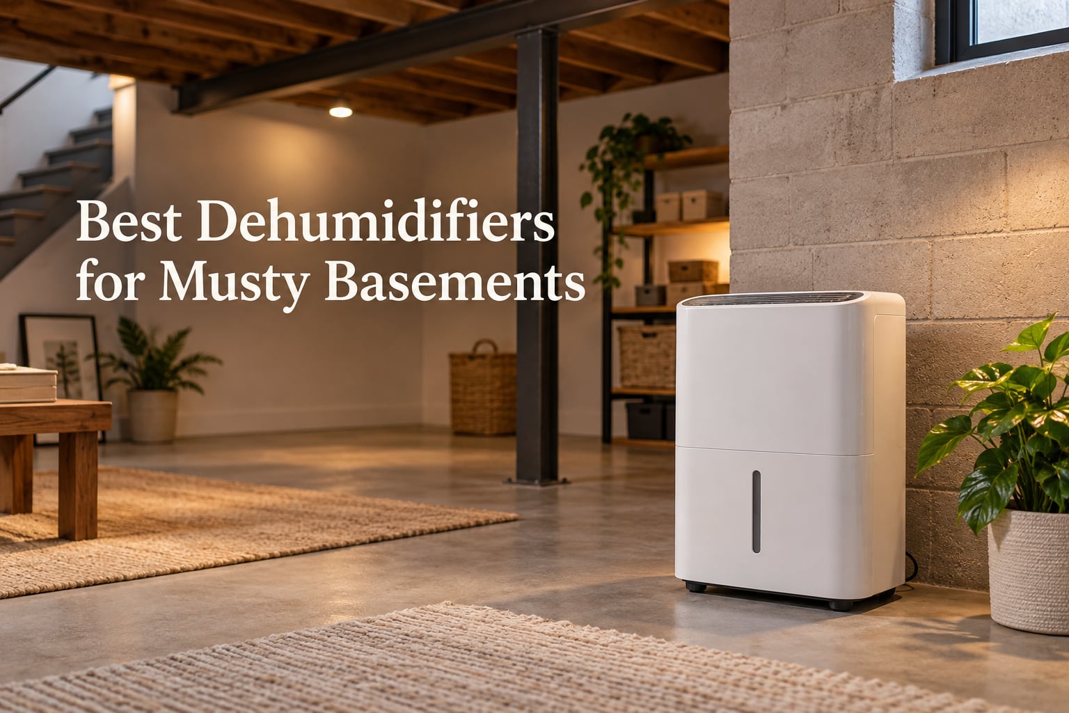 Best Dehumidifiers for Musty Basements