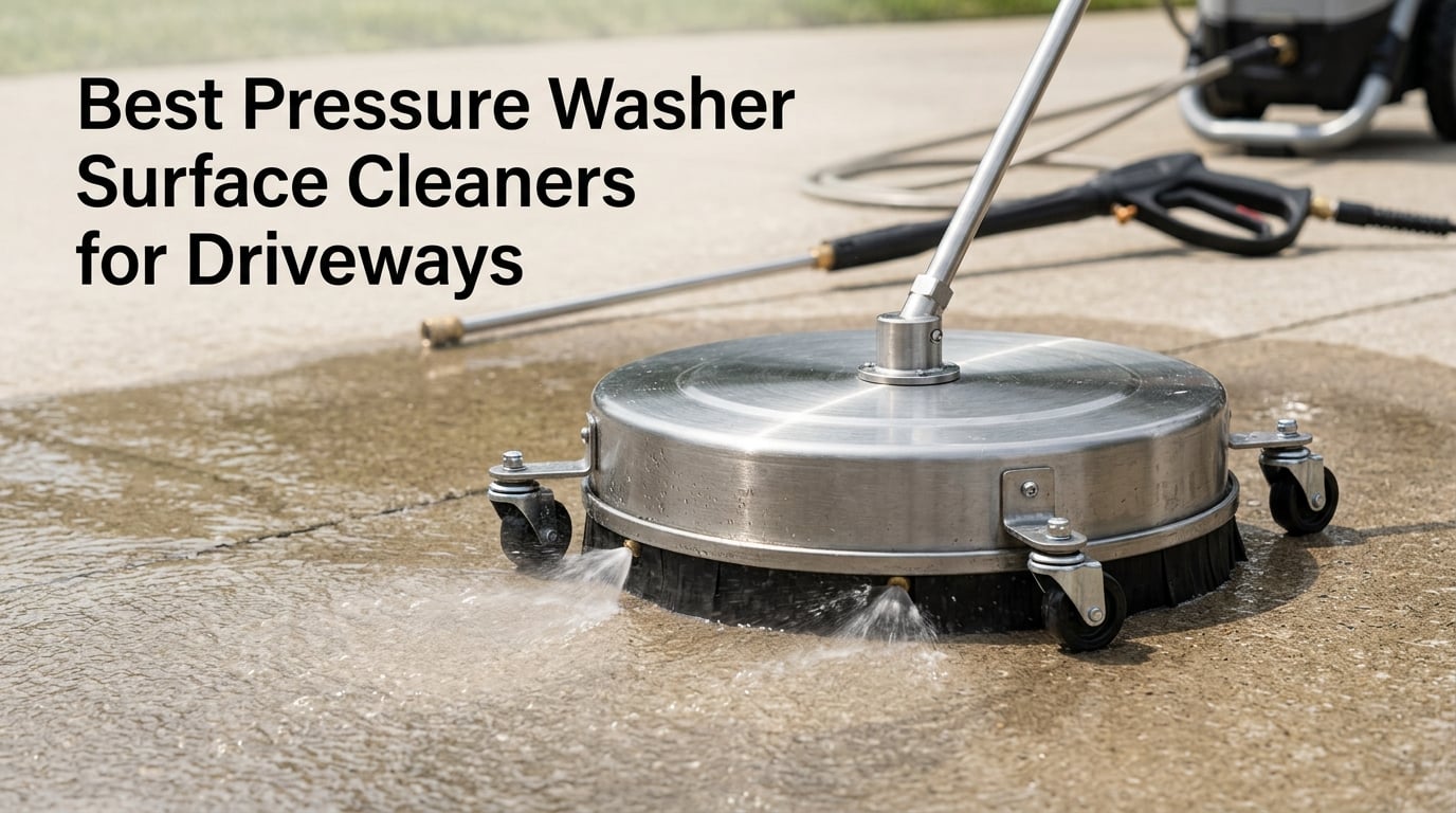 Best Pressure Washer Surface Cleaners for Driveways