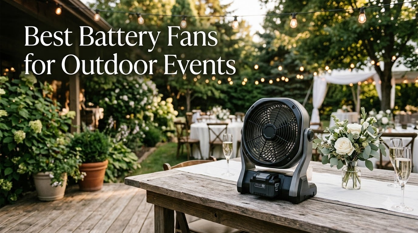 Best Battery Fans for Outdoor Events