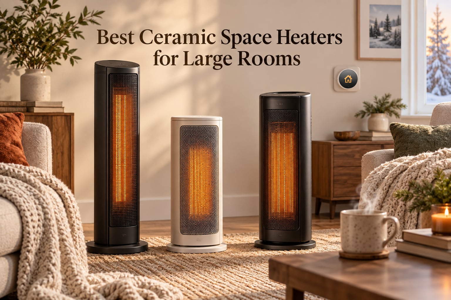 Best Ceramic Space Heaters for Large Rooms