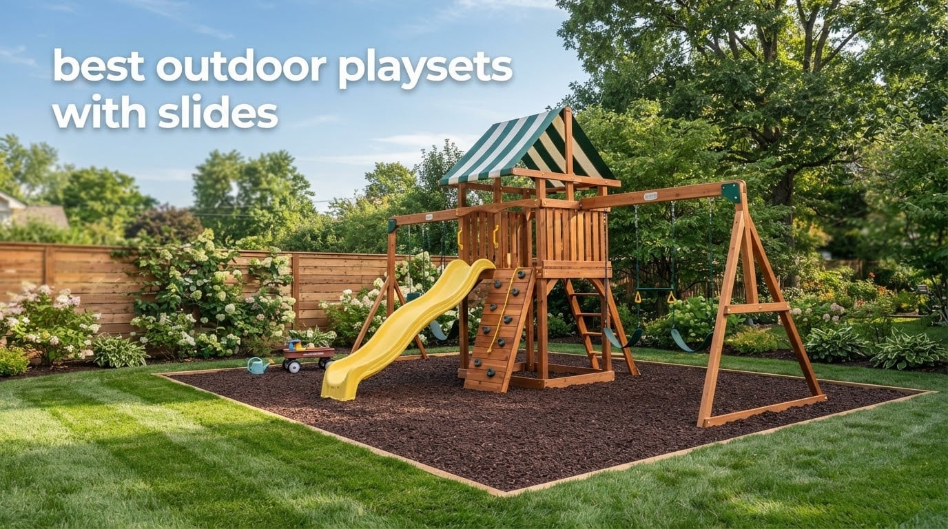 best outdoor playsets with slides