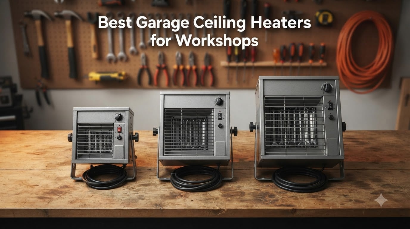 Best Garage Ceiling Heaters for Workshops