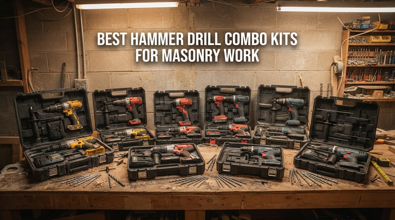 Best Hammer Drill Combo Kits for Masonry Work