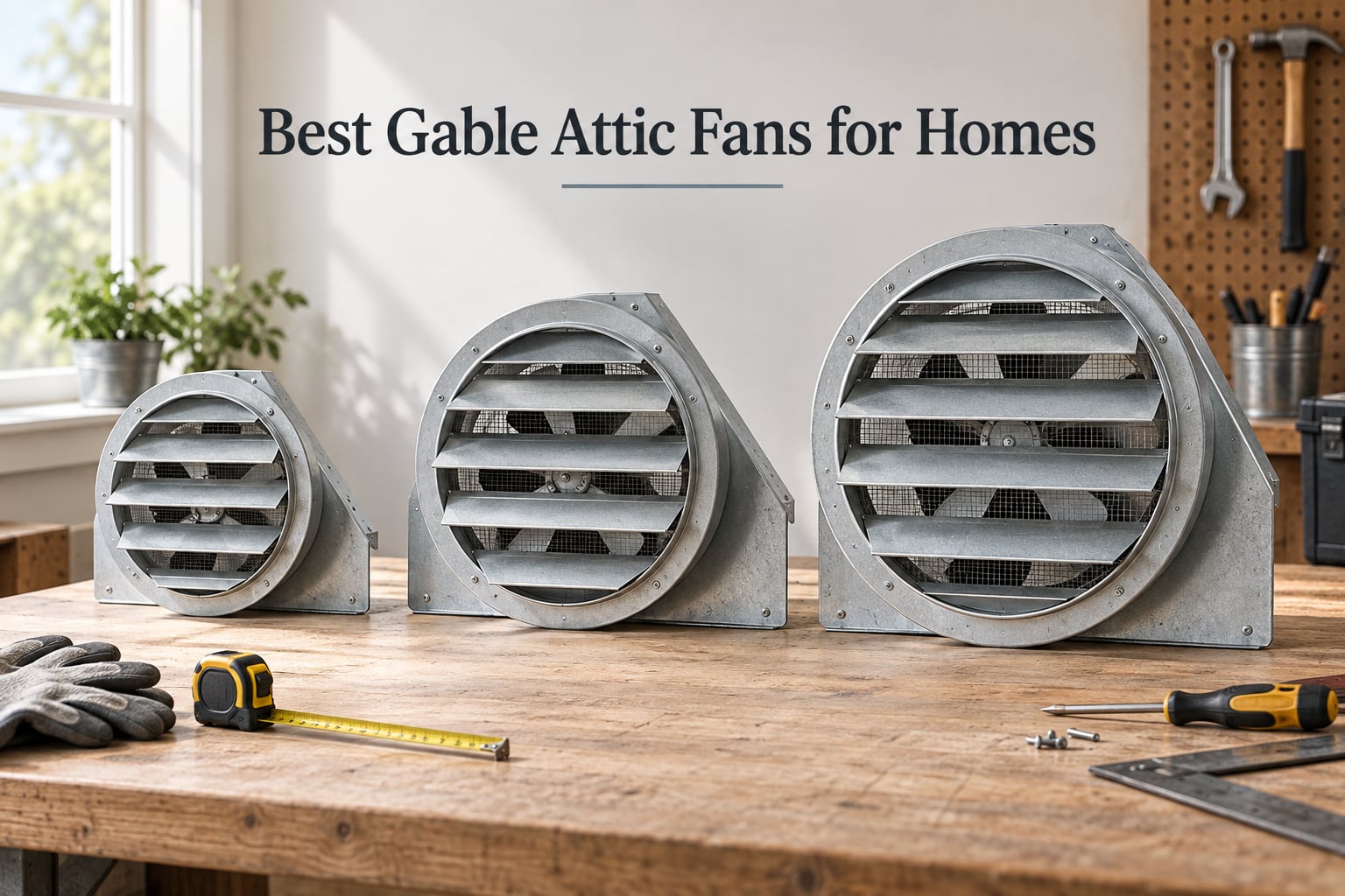 Best Gable Attic Fans for Homes