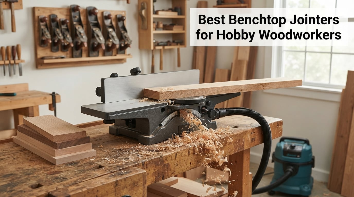 Best Benchtop Jointers for Hobby Woodworkers