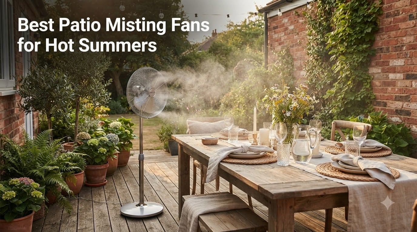Best Patio Misting Fans for Hot Summers