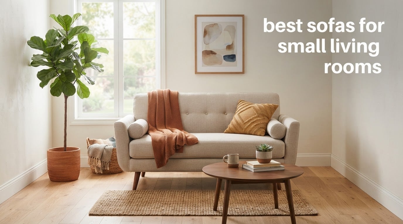 best sofas for small living rooms