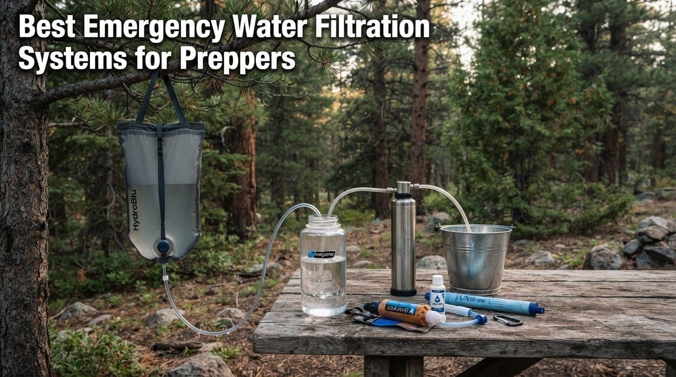 Best Emergency Water Filtration Systems for Preppers