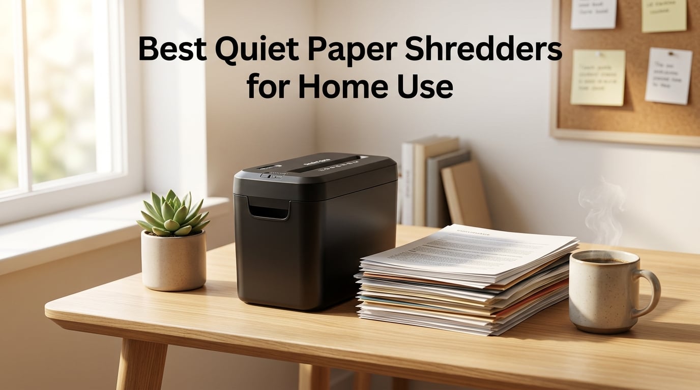 Best Quiet Paper Shredders for Home Use