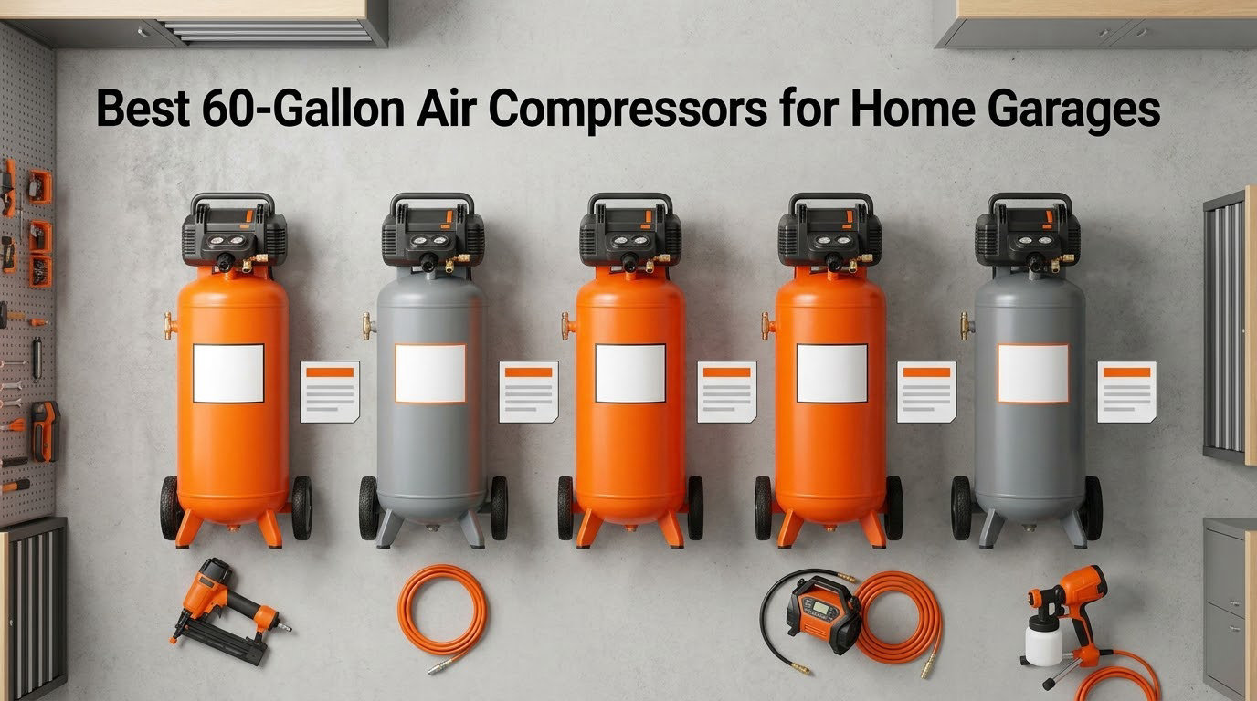 Best 60-Gallon Air Compressors for Home Garages