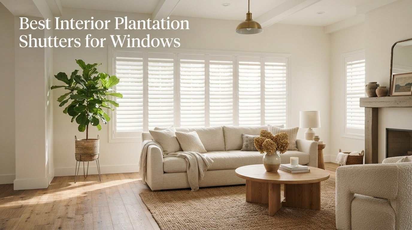 Best Interior Plantation Shutters for Windows