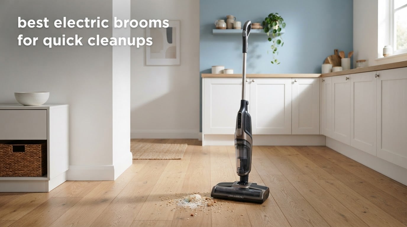 best electric brooms for quick cleanups