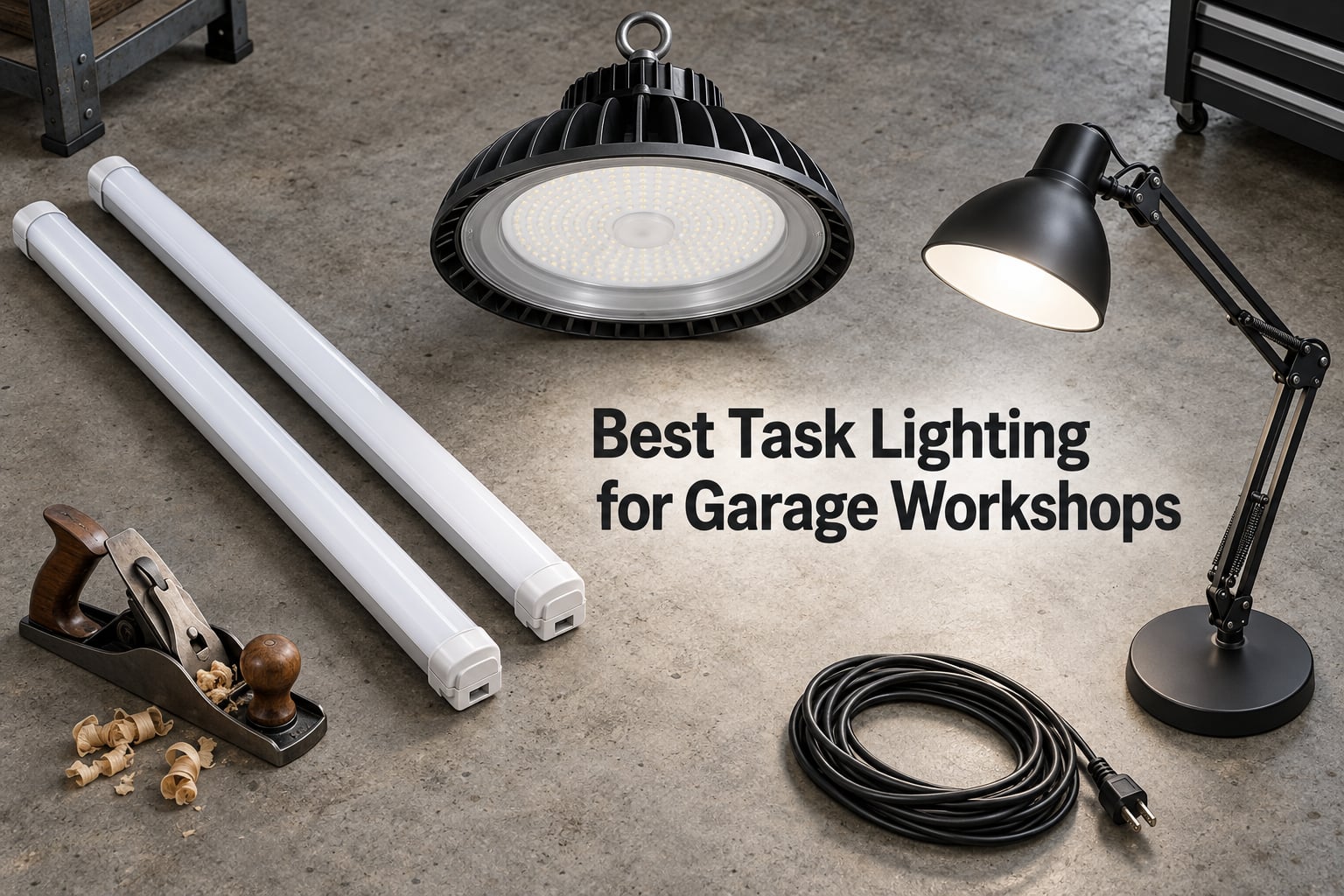 Best Task Lighting for Garage Workshops