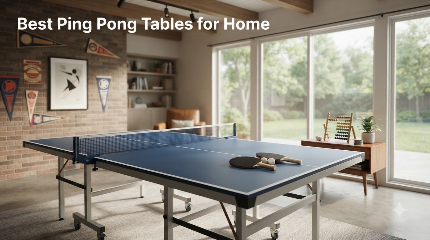 Best Ping Pong Tables for Home