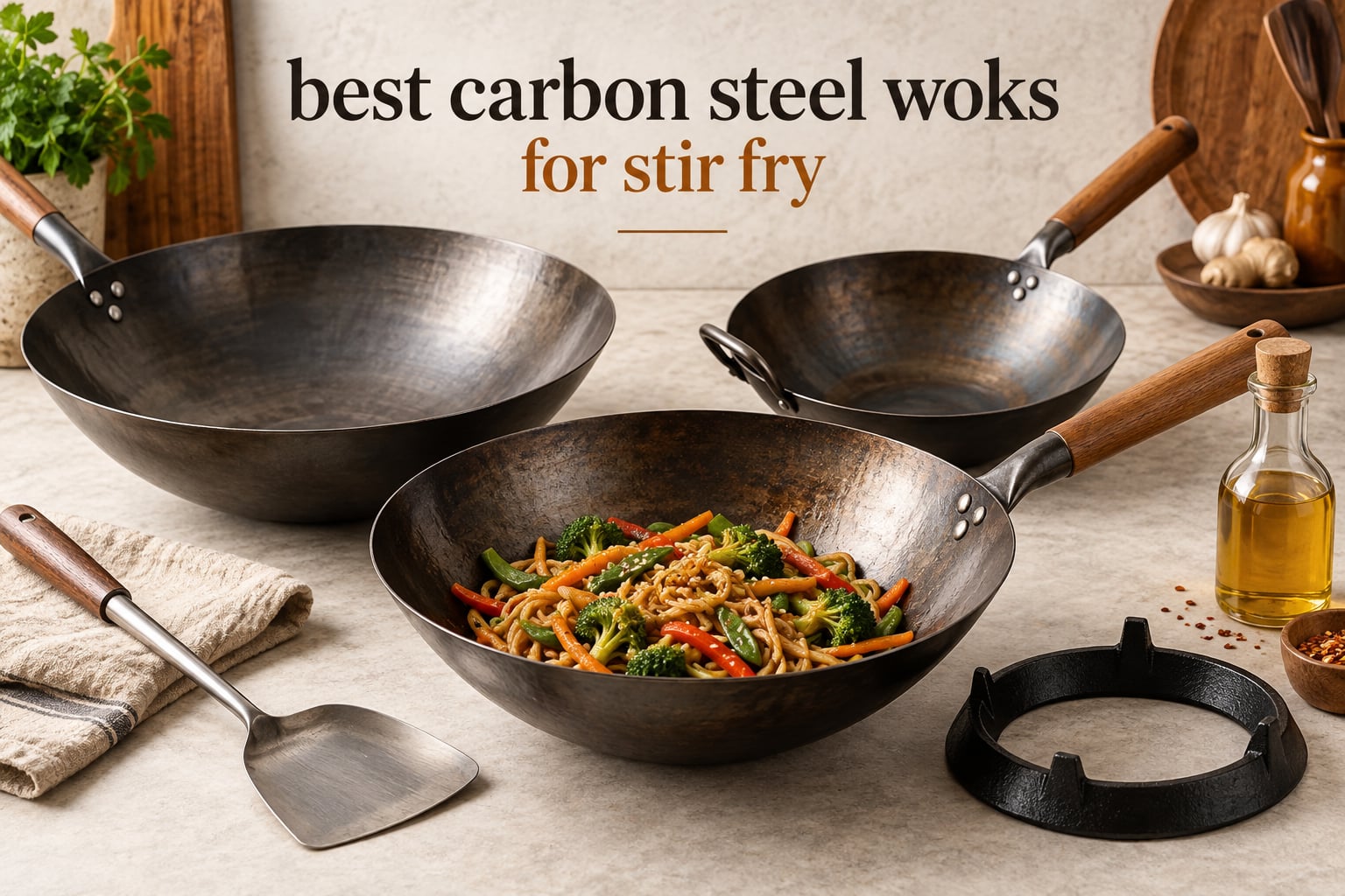 best carbon steel woks for stir fry