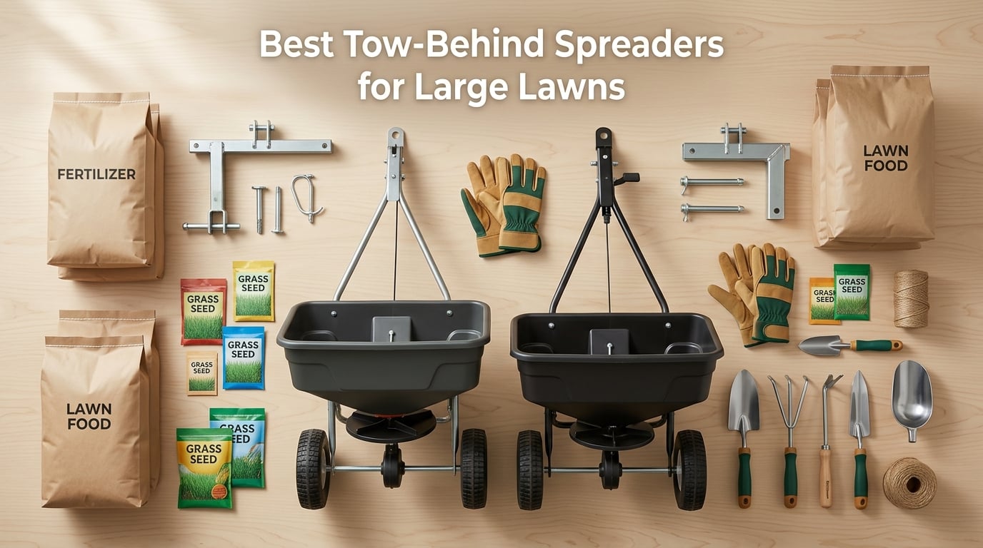 Best Tow-Behind Spreaders for Large Lawns