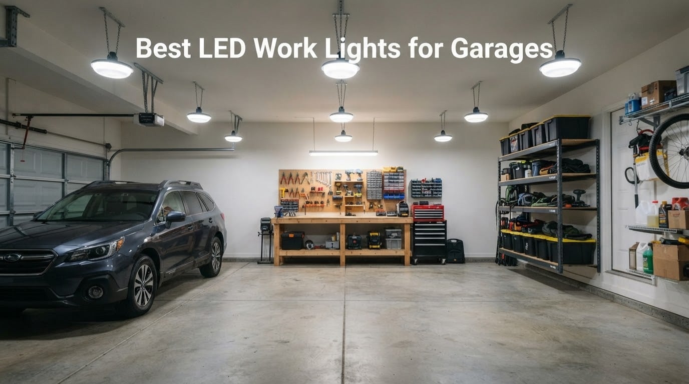 Best LED Work Lights for Garages