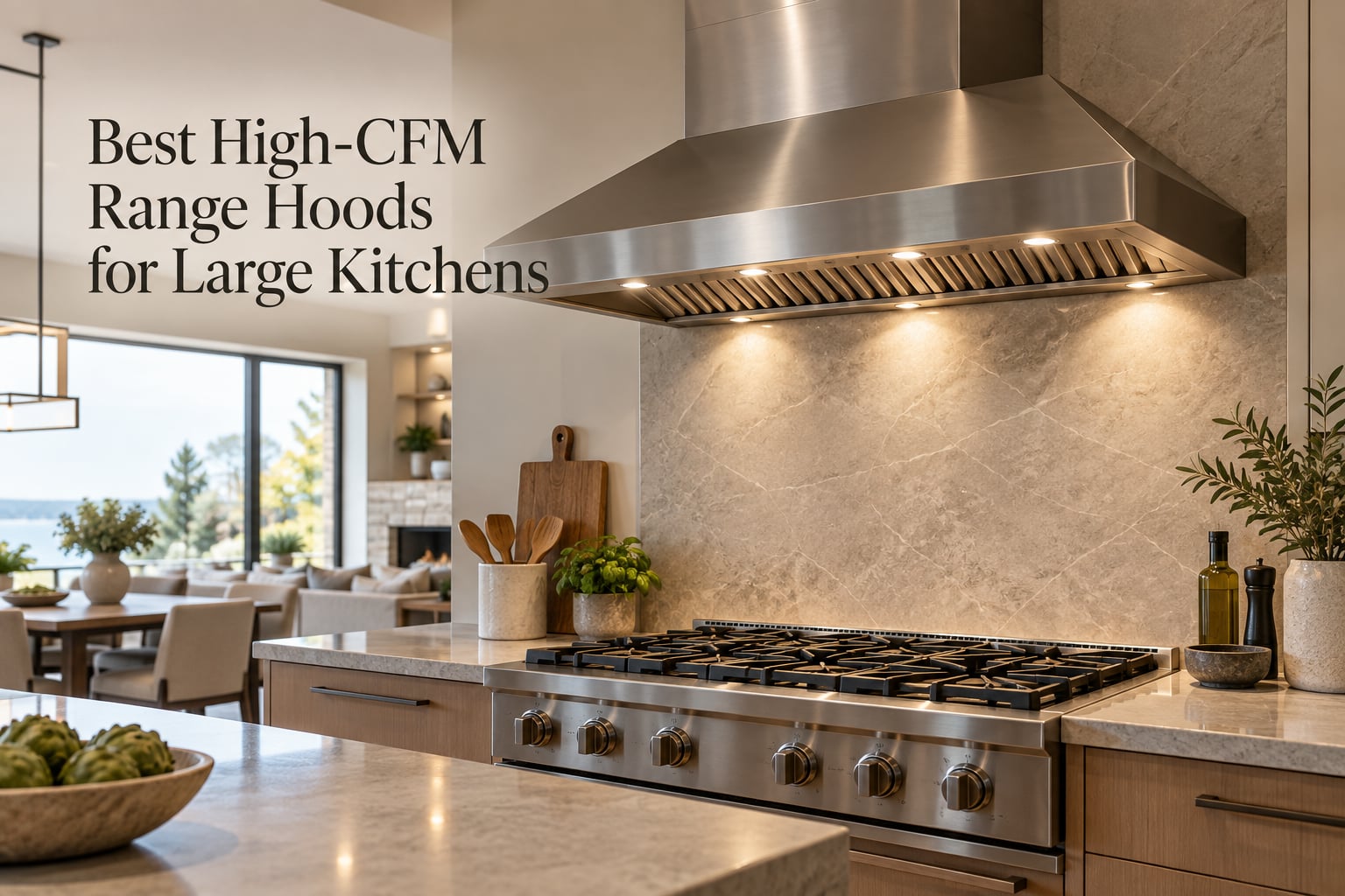 Best High-CFM Range Hoods for Large Kitchens