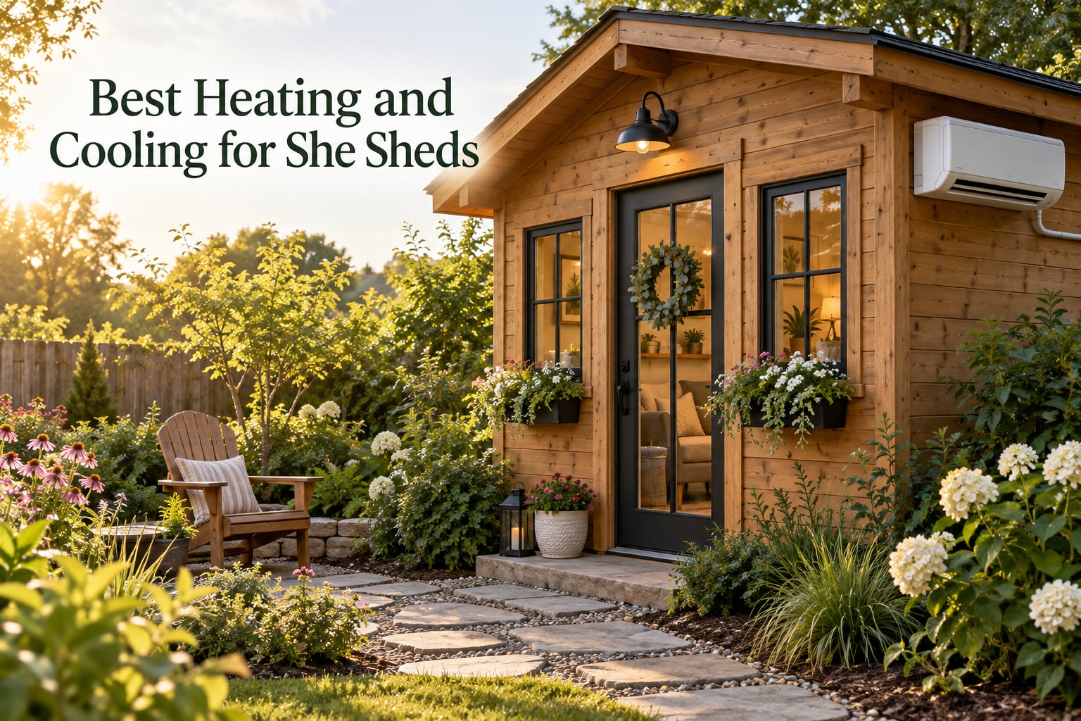 Best Heating and Cooling for She Sheds