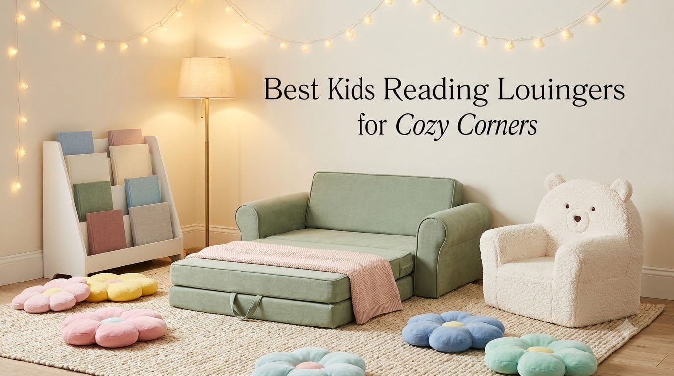 Best Kids Reading Loungers for Cozy Corners