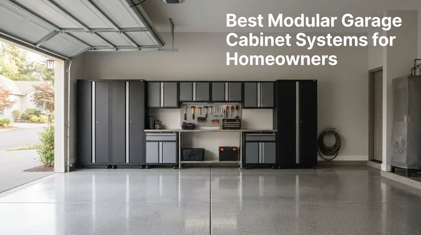 Best Modular Garage Cabinet Systems for Homeowners