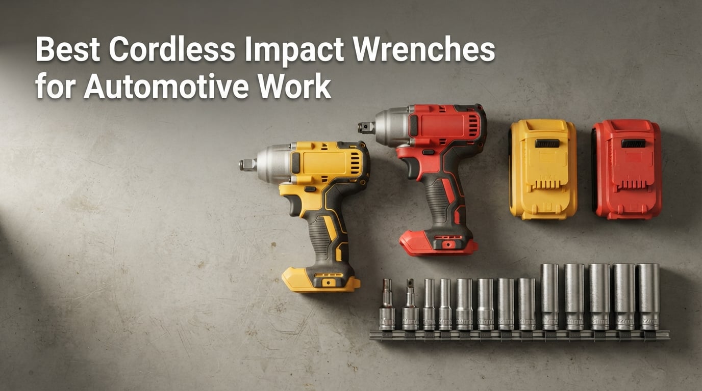 Best Cordless Impact Wrenches for Automotive Work