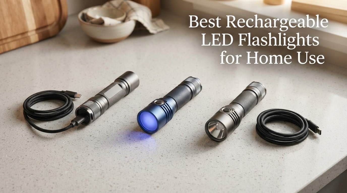 Best Rechargeable LED Flashlights for Home Use