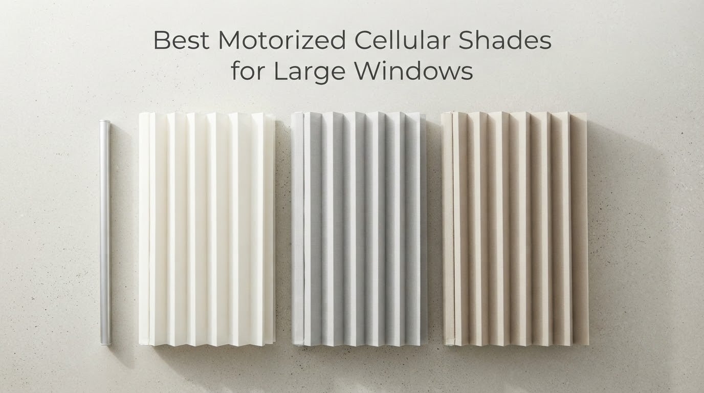 Best Motorized Cellular Shades for Large Windows