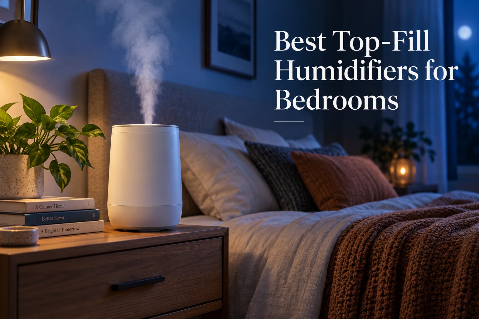 Best Top-Fill Humidifiers for Bedrooms