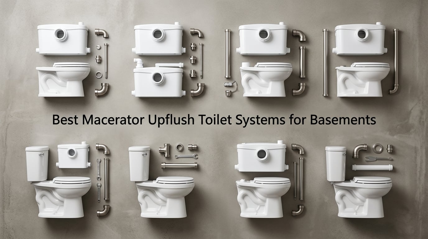 Best Macerator Upflush Toilet Systems for Basements