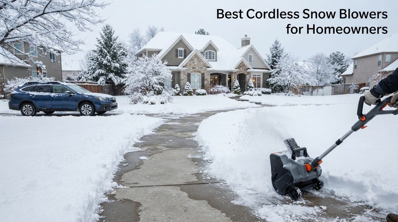 Best Cordless Snow Blowers for Homeowners