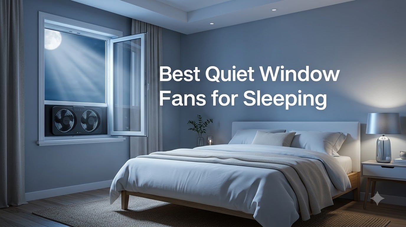 Best Quiet Window Fans for Sleeping