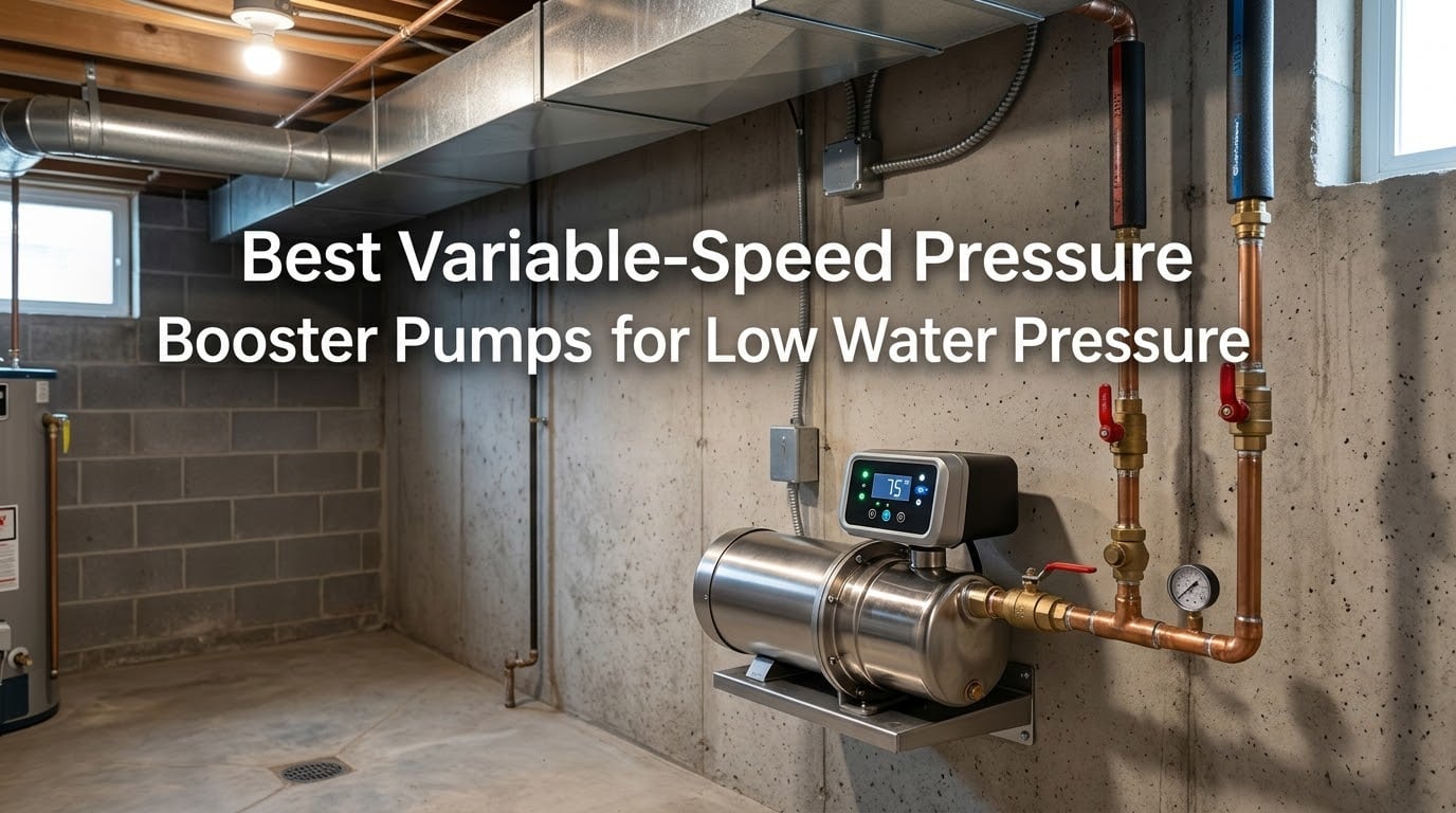 Best Variable-Speed Pressure Booster Pumps for Low Water Pressure